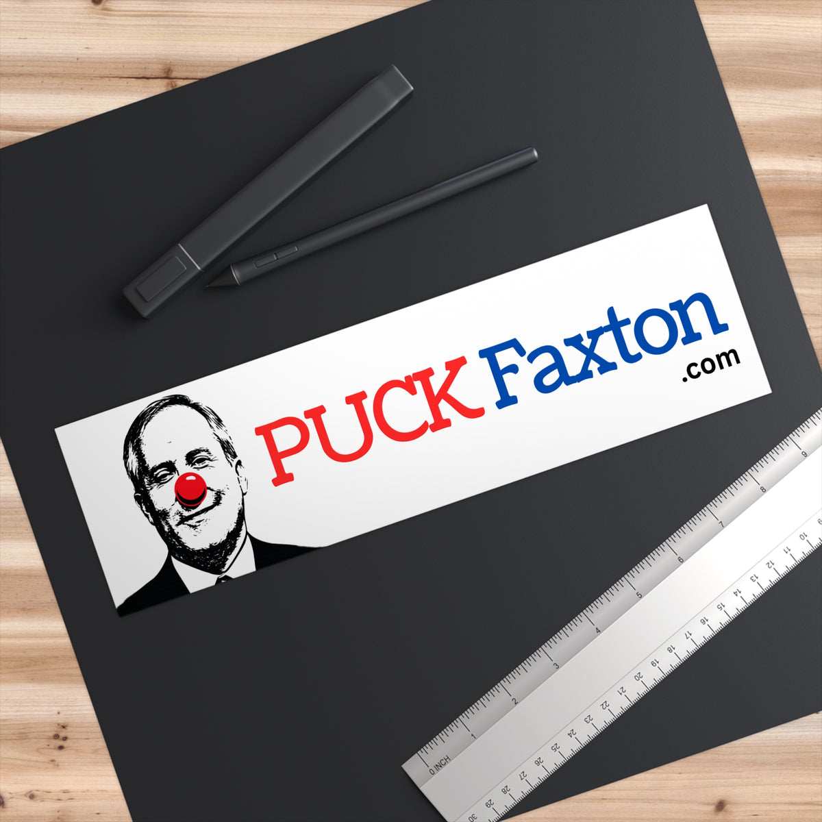 "PUCK Faxton" Bumper Sticker - Rodeo Clown