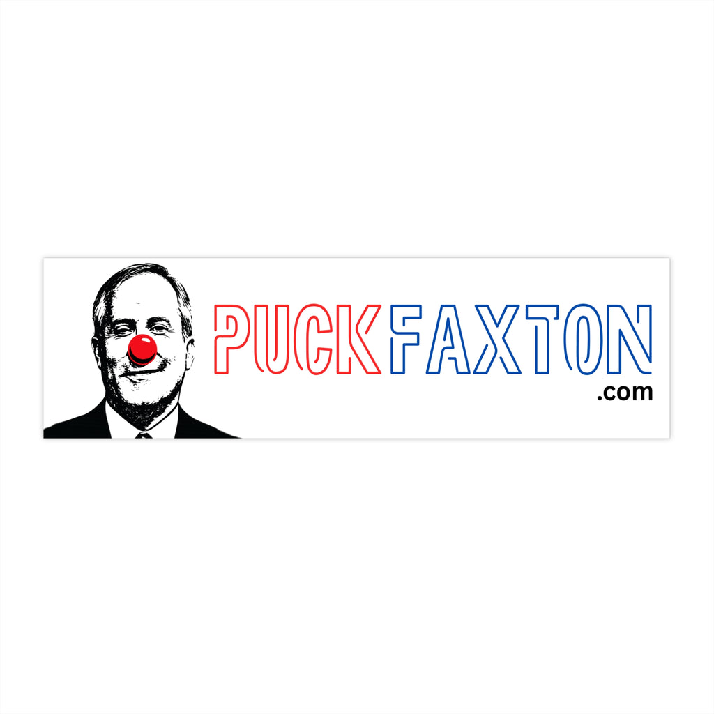 "PUCK Faxton" Bumper Sticker - Neon Clown