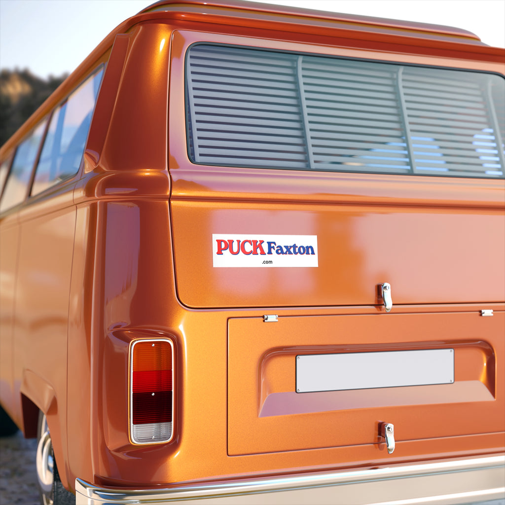 "PUCK Faxton" Bumper Sticker - Old School