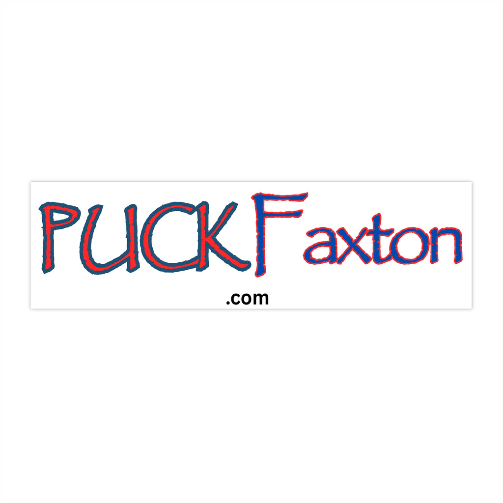 "PUCK Faxton" Bumper Sticker - Papyrus