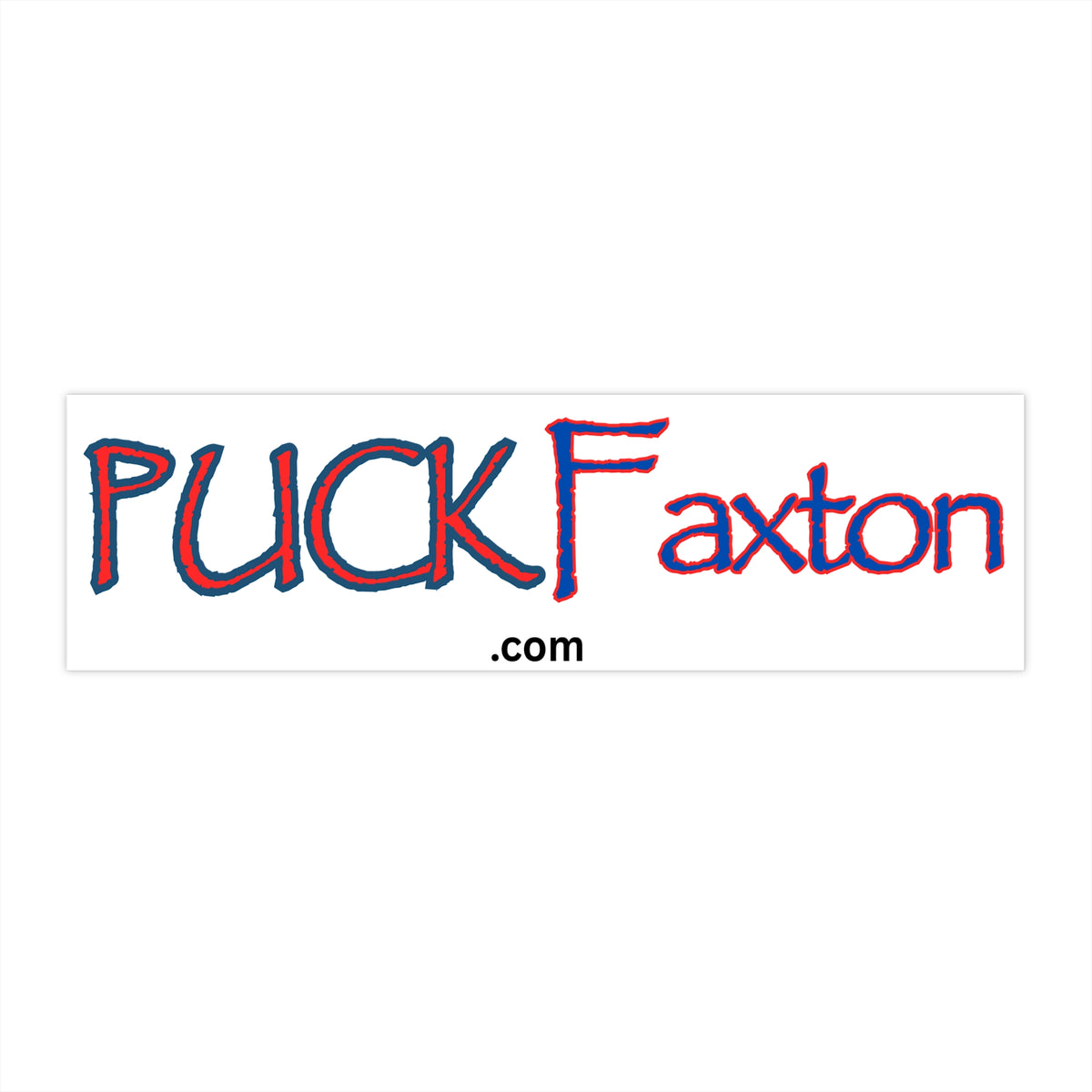 "PUCK Faxton" Bumper Sticker - Papyrus