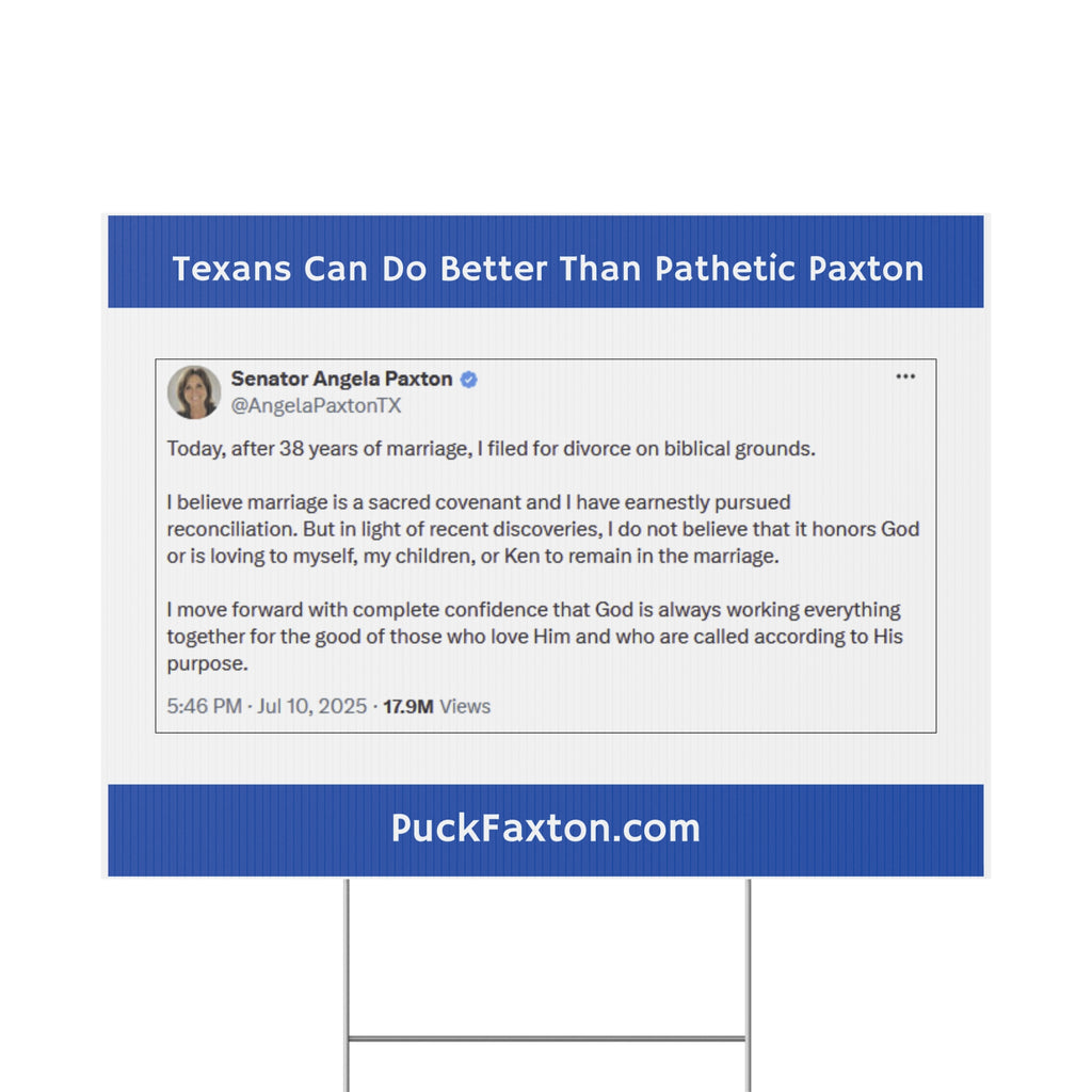 "Puck Faxton" Yard Sign - The Horse's Mouth